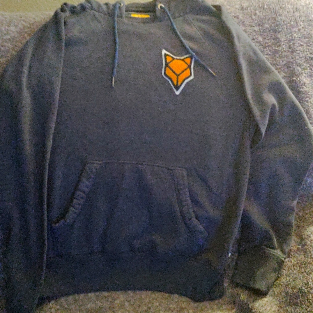 Blue, women or mens, Prince & Fox, hoodie.